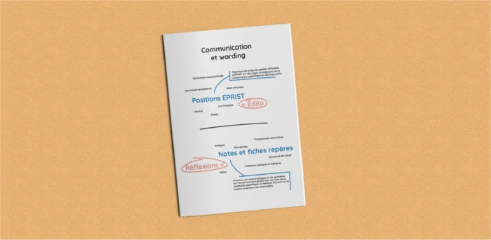 Brainstorming et réflexion autour du wording et requalification stratégique des termes utilisé pour communiquer sur EPRIST