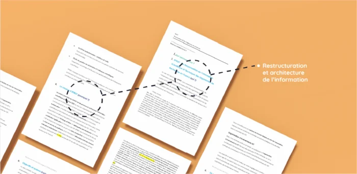Travail de restructuration et de l'architecture de l'information autour du corpus de textes existants de l'association EPRIST